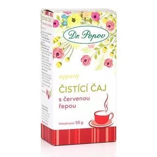 DR.POPOV Čistící čaj s červenou řepou, sypaný, 50 g